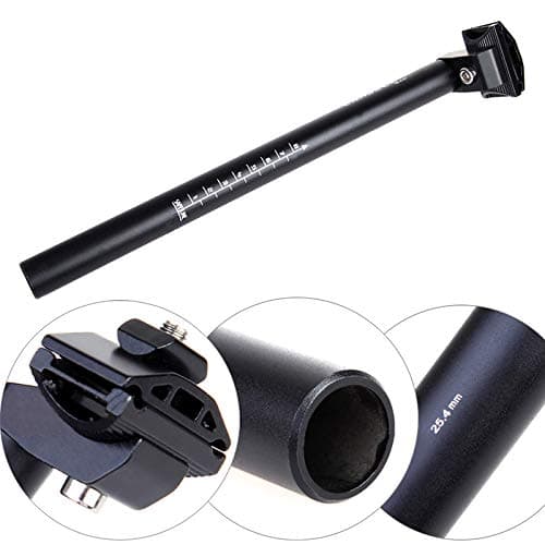 XHSPORT 350mm Aluminum Seat Post Mountain Bike Bicycle Seatpost 30.4mm