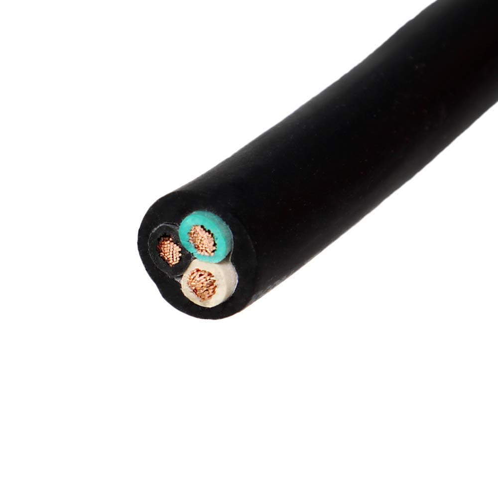 14/3 Bulk Cable 10 Foot - SJOOW Jacket, 15 Amps, 3 Wire, 300v - Water and Oil Resistant