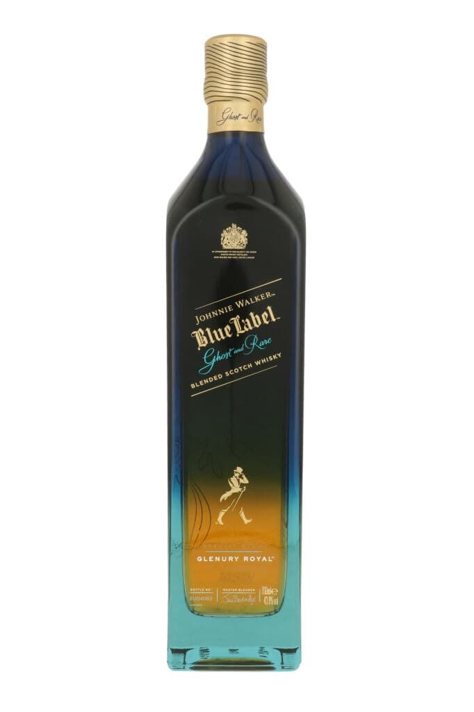 Johnnie Walker Blue Label Ghost and Rare Glenury Royal Blended Scotch Whisky, 70 cl