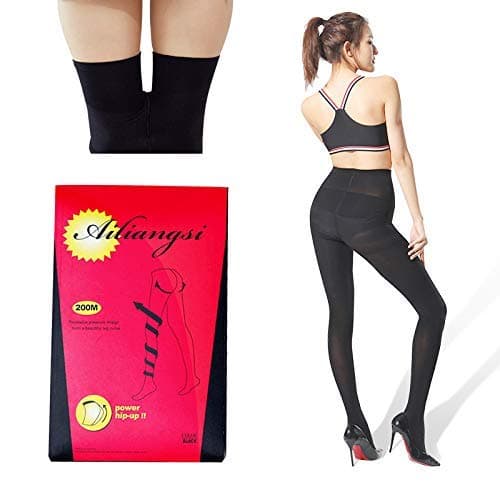 2 Pairs of Stovepipe Socks, Compression Stockings, Stockings 200D Spring and Autumn Medium Weight Pantyhose, Autumn Pressure Stovepipe Socks, Buttocks, Anti-Hook, Bottom Socks Black