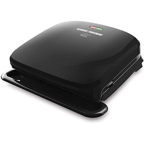 George Foreman 4-Serving Removable Plate Grill, Blackr