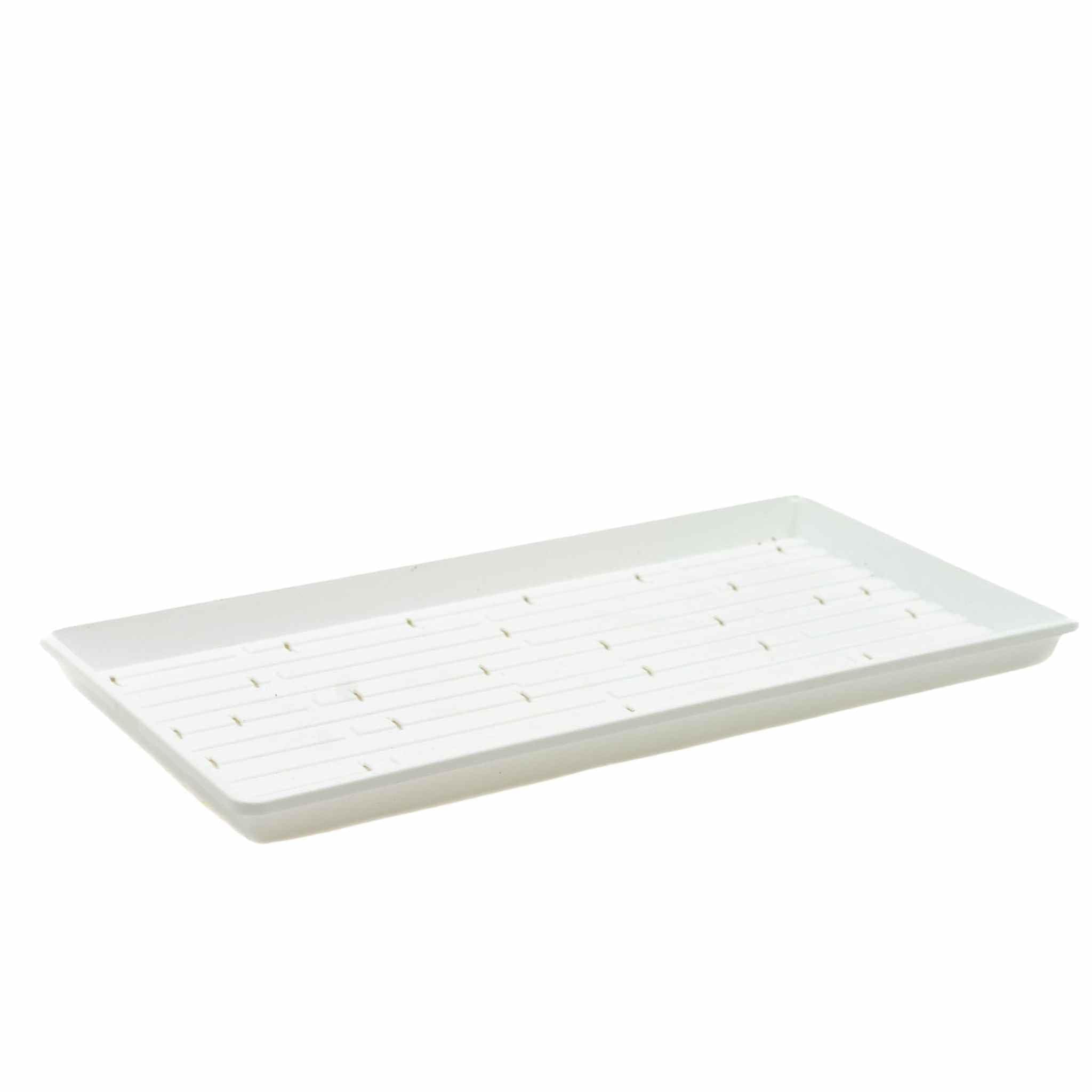 Bootstrap Farmer Microgreen 1020 Trays, White 30 Pack, Extra Strength with Holes Shallow Seed Plant Tray