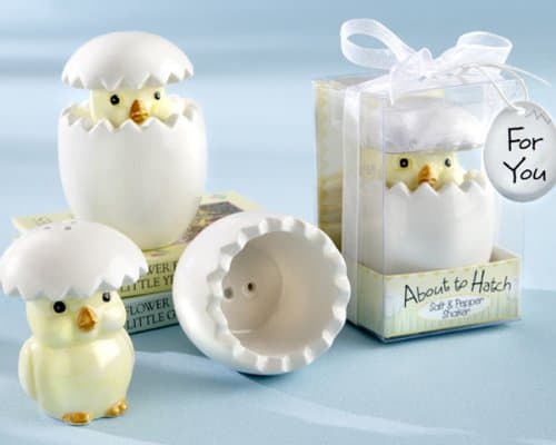About to Hatch Ceramic Baby Chick Salt and Pepper Shakers (Set of 72)