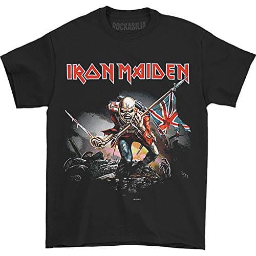 Mens Iron Maiden The Trooper Black T-Shirt