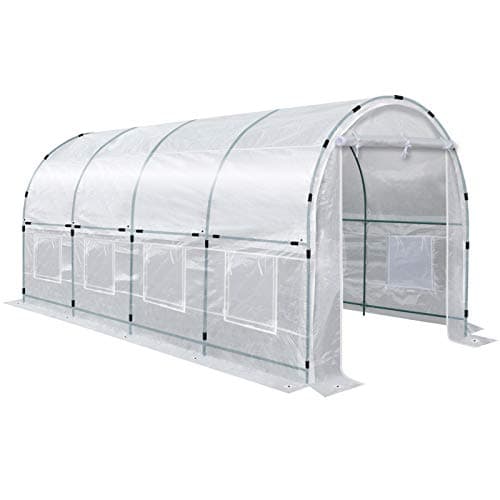 BenefitUSA Outdoor Green House Walk in Garden Greenhouse Gazebo Plant House (16'x7'x7')