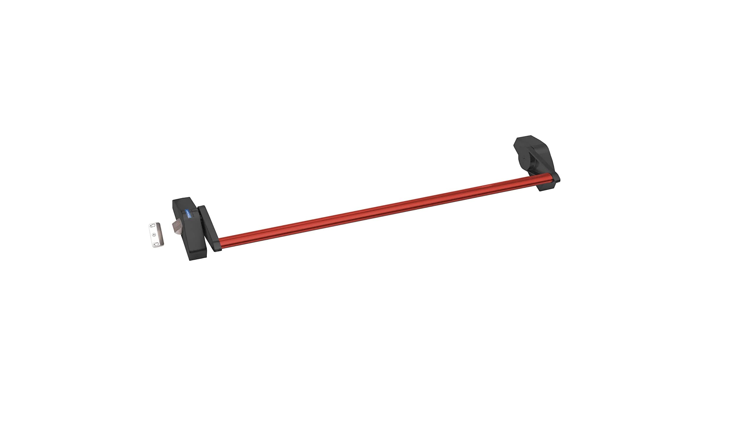 Tesa Assa Abloy MNAT101M09SNRT Lite-Series antipanic Device, Black/Red