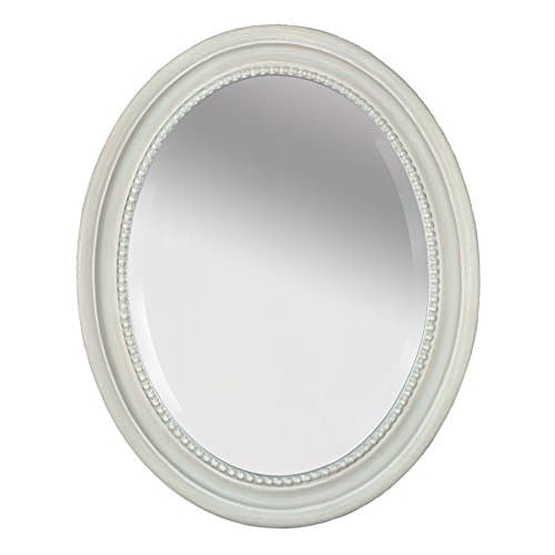 Almond Street Oval Cameo Duck Egg Blue Mirror Hand Painted