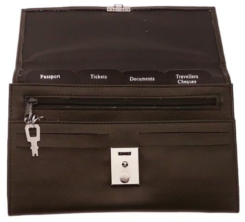 Fabretti - Travel Document Holder Travel Wallet - Brown - FB1004