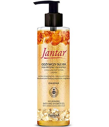 FARMONA JANTAR NOURISHING BATH AND SHOWER GEL WITH AMBER ESSENCE AND COLLOIDAL GOLD