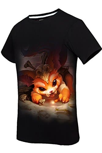 2016 Men's League of Legends Luminous T-Shirt Short Sleeved 14 Patterns
