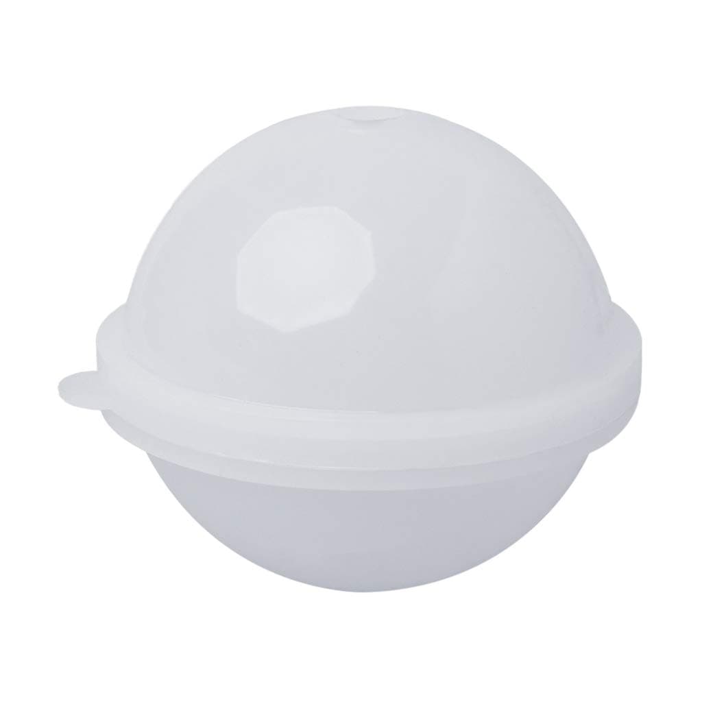 Thobu Sphere Round Silicone Mold for Resin, Sphere Round Silicone Mold for Resin Epoxy, Jewelry Making, Candle Wax, Homemade Soap, Bath Bomb 5-Piece Set,80mm