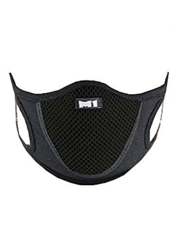 Glamio Cotton M1 Bike Riding, Dust Protection, Anti Pollution Mask- Black