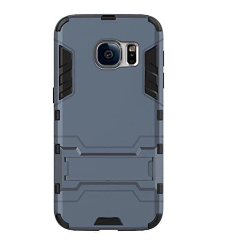 Galaxy S7 Case, Premium Cover Hybrid Armor Protection, Ultra Slim with Kickstand (WITHOUT Screen Protector) [5.1-inch screen] - Navy Blue