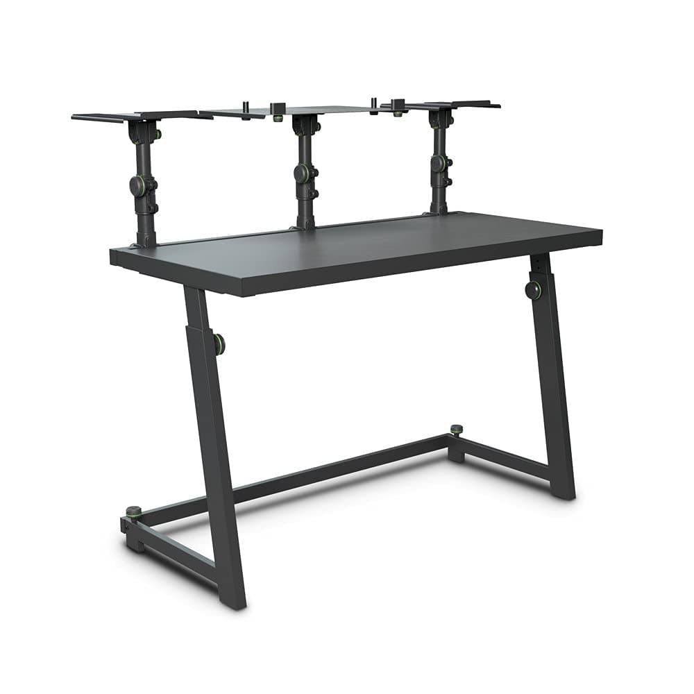 GRAVITY STANDS FDJT 01 DJ-Desk with flexible Loudspeaker and Laptop Tray