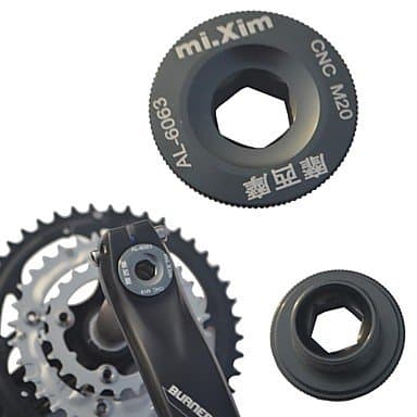 LXXJJ MIXIM 20MM Aluminum Alloy Titanium Mountain Bike Crankset Crank Cover Screw HUIJKNCC