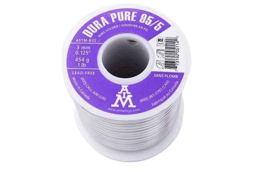 AIM 5114 Dura-Pure 95/5 Plumbing Lead-Free Solder Wire