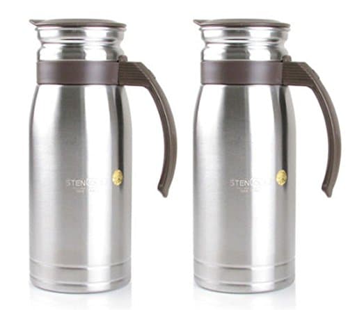 Carnation Stainless steel 18-8 Sten Water bottle No.4 1200ml x 2EA