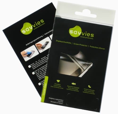 Savvies Crystalclear Screen Protector for Nikon Coolpix S01, Protective Film, 100% fits, Display Protection Film