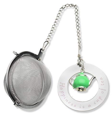 Harmony N More Stainless Steel Tea Infuser Tea Strainer Tea Ball with Teapot Charm for Loose Leaf Tea