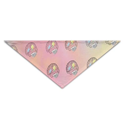 Clever Pinky Brain Baby Pet Triangle Head Scarfs Dog Scarves Puppy Triangle 18.5" X 12" X 7.5"