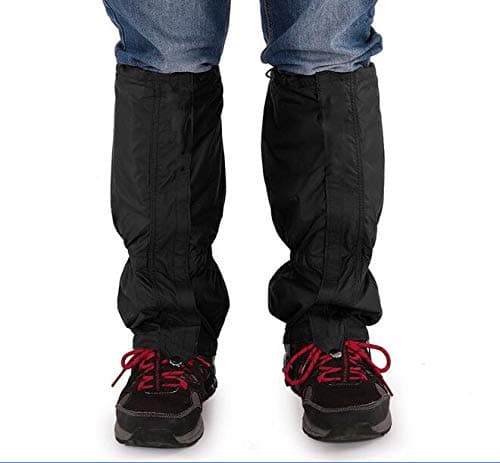 Waterproof Walking Leg Gaiters, Oxford Fabric Boots Shoes Leg Covers Outdoor Hiking Walking Climbing Mountain Hunting Adult Snow Rainproof Gators Trekking Covers (1 Pair)