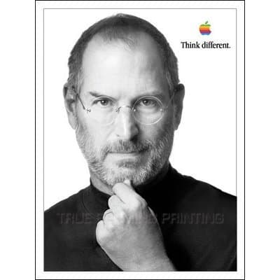 Qty. 10 of 9x12 iPhone 4s Creator, Steve Jobs Posters, "Think Different" Premium Poster and Qty. 1 of 6x11 Poster & 4x6 Postcard Gloss Print
