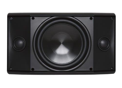 Audio Systems AW500TTBLK 5.25" Indoor/Outdoor Dual Voice Coil Speaker (Black)