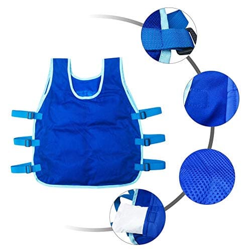 Wendysy Cooling Vest Ice Vest Outdoor Riding Fishing Cooling Vest for Men and Women Ice Cooling Vest for Sport Motorcycle Cooking