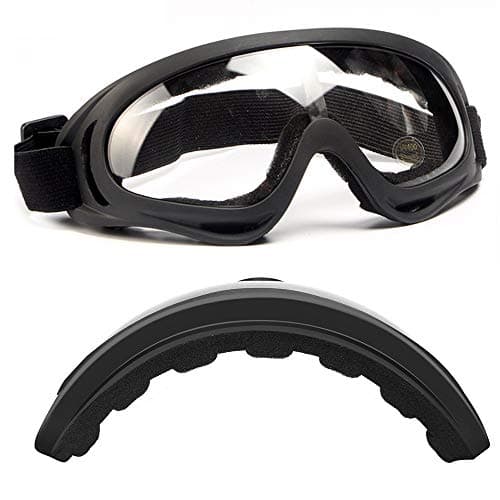 LUFF Protective Safety Glasses, Industrial Goggles Anti-Fog Scratch Resistance Anti-Chemical Splash Goggles Safety Goggles
