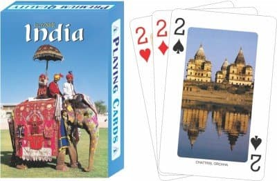 Skywalk India Souvenir Elephant Playing Cards,Perfect for Decoration,Gifting