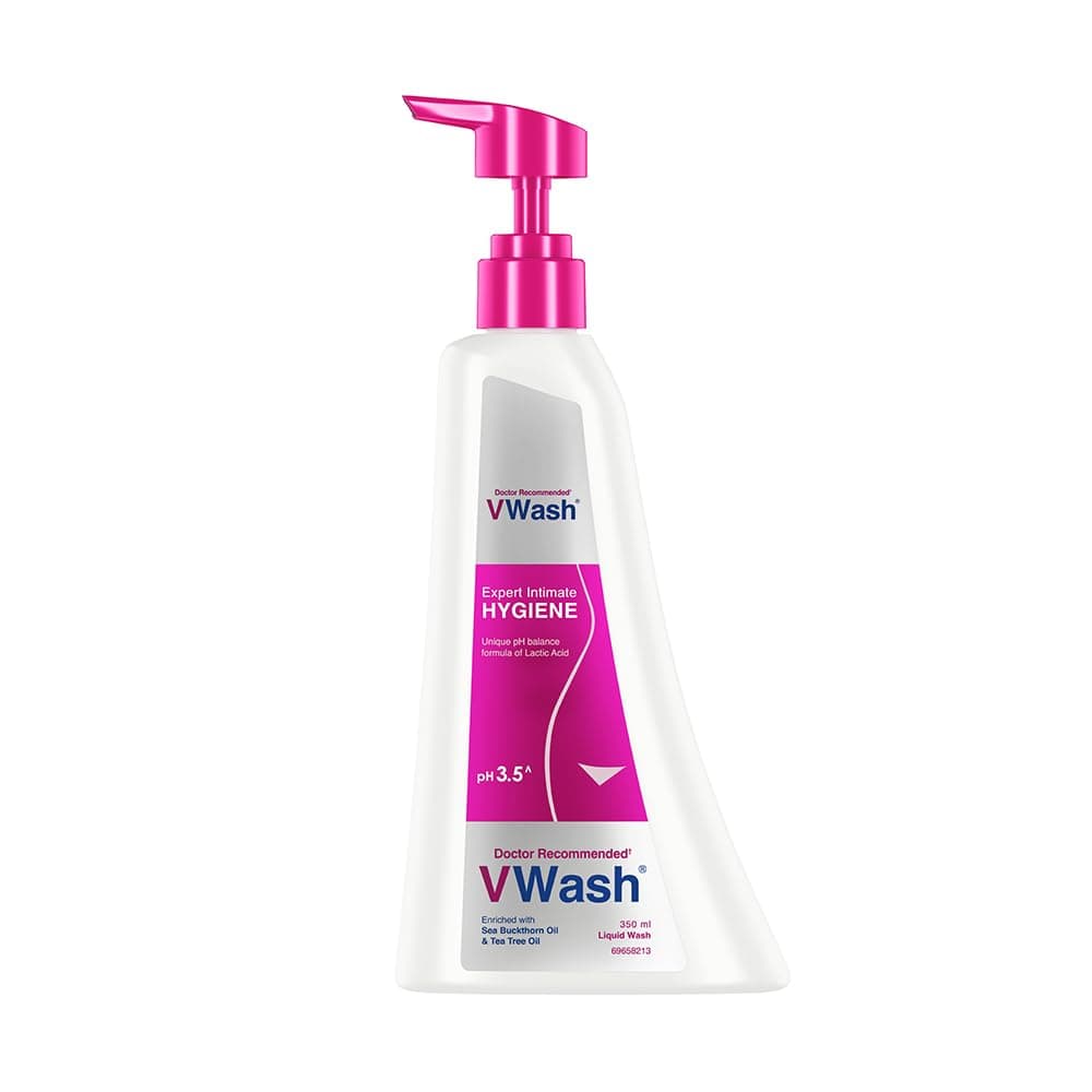 VWash Plus Expert Intimate Hygiene, 350ml, Hygiene Wash for Women, l Wash, Prevents Itching, Irritation & Dryness, Suitable For All Skin Types