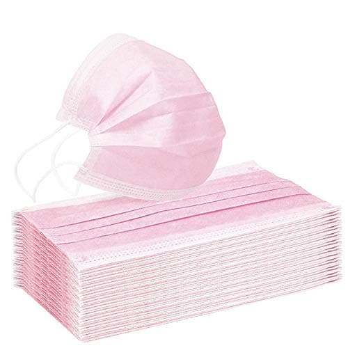 Gokeop 50 Pcs Pink Protect People and Famliy, Dustproof Haze-Proof Anti-Spray for Adults, Suitable for Outdoor Sports…