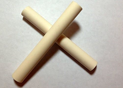 Alumina Rod Cylinder, 99.7% Alumina 0.5 Inches Diameter X 6 Inches Long