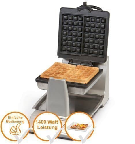 Professional Waffle Maker for Thick Belgian Waffles Fully Automatic Timer + Beep for Best Waffles