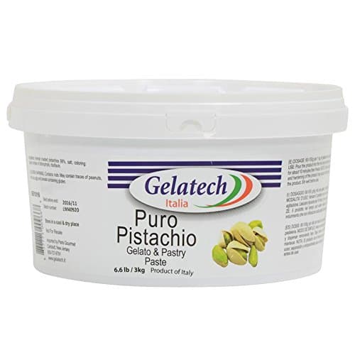Pure Pistachio Gelato and Pastry Paste - 1 tub - 6.6 lbs