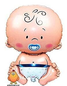 Giant Cute Boy Baby Supershape Helium Balloon Decoration Suitable for Baby Shower Christening Newborn Birth