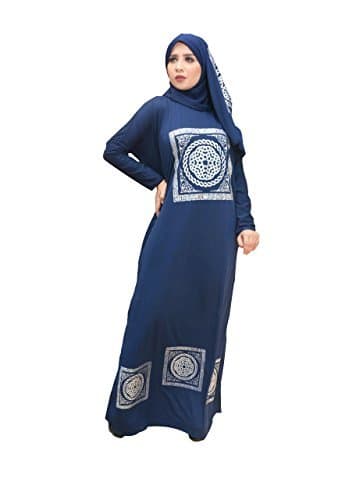 Muslim Islamic Galabeya Isdal Kaftan Jilbab Prayers Esdal Dress Prayer Set (arabisc)