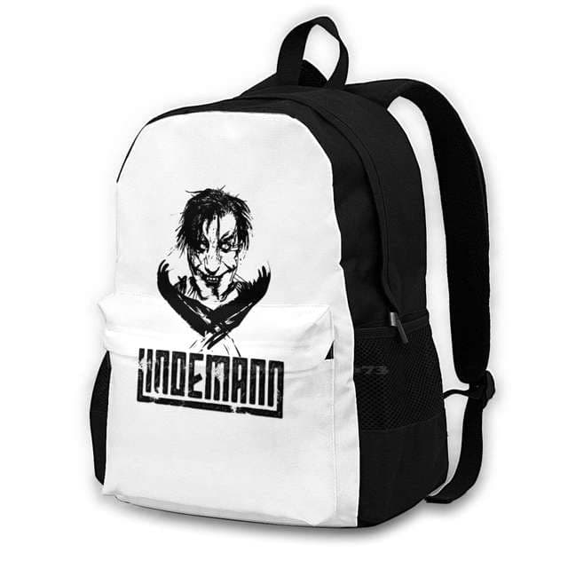 fashionAE - Mainstream Lindemann Fashion Travel Laptop School Backpack Bag Cloothing Home Living Kids Babies Logos Aira S Till Lindemann (Backpack-Black OneSize)