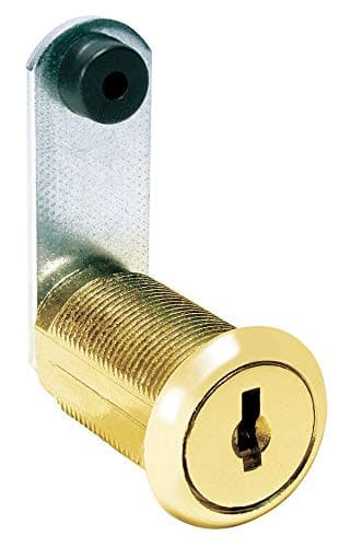 Disc Tumbler Cam Lock, Brass, Key 413A