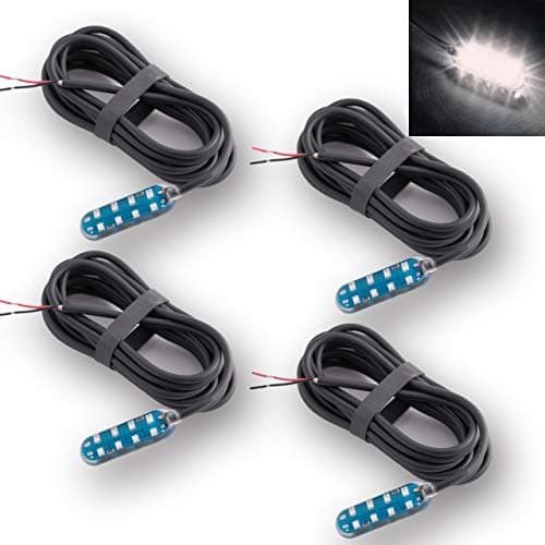 Magnetic LED Rock lights for Jeep Wrangler Rubicon Rock Crawlers and Rock Bouncers. Professional Grade Monster from LUX Brightest LED rock light on the planet. (White)