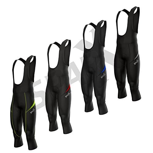 Sparx Men's Elite Super Roubaix Thermal Cycling 3/4 Bib Tights Bib Knicker Coolmax Padded