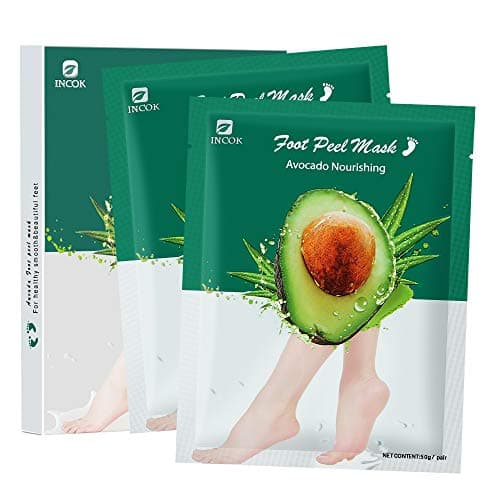 Avocado Foot Peel Mask Exfoliating - 2 Pack Baby Foot Peeling Scrub Mask Dead Skin cells Remover Repairs Rough Heels & Get Smooth Baby Feet in 5 Days Moisturizing Foot mask for Men Women