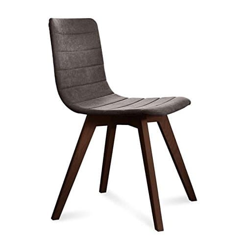 Domitalia Flexa Dining Chair in Flirt Brown and Chocolate