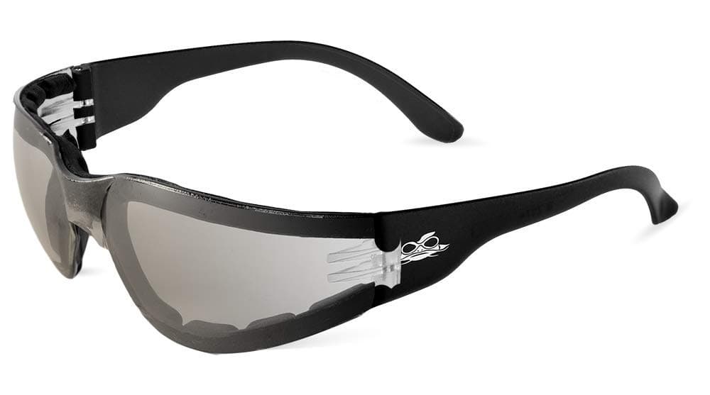 BH13156AF Torrent Foam Lined, Crystal Black Temple, Indoor/Outdoor Anti-Fog Lens, Foam Seal