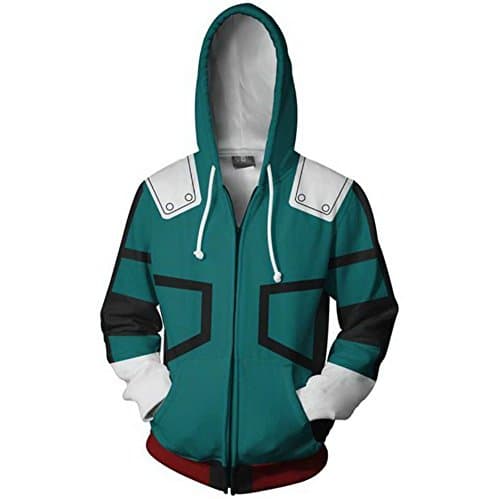 My Hero Academia Deku Hoodie Sweatshirt Cosplay Costume