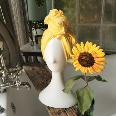 Wrap Hair Towel // Sunflower