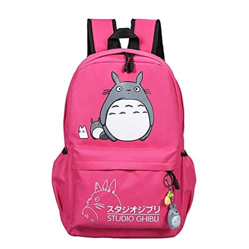 Boys Girls Cartoon My Neighbor Totoro Backpack Anime Canvas Daily Daypack Rucksack