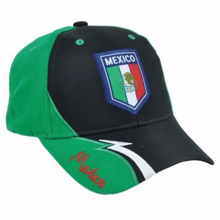Team Mexico Adult Soccer Cap/Soccer HAT
