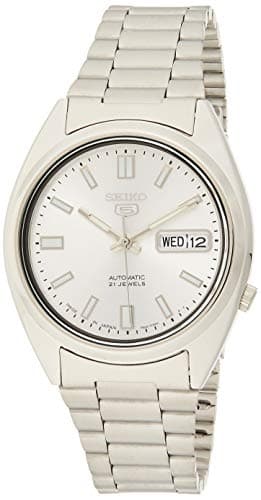 Seiko Men's Silver Dial Stainless Steel Band Watch - Snxs73J1, Silver Band, Analog Display