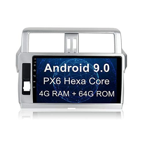 SYGAV Android 9.0 Car Stereo for 2014-2015 Toyota Prado Radio with GPS Navigation 10.2 Inch Touch Screen Head Unit